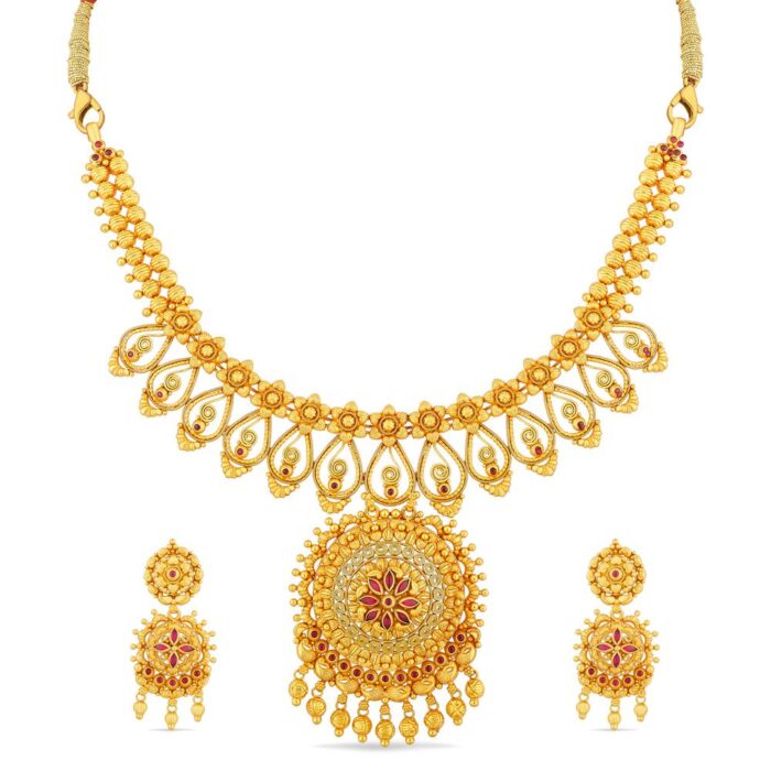 22 Karat Gold Necklace Set