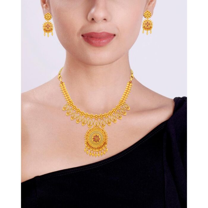 22 Karat Gold Necklace Set - Image 4