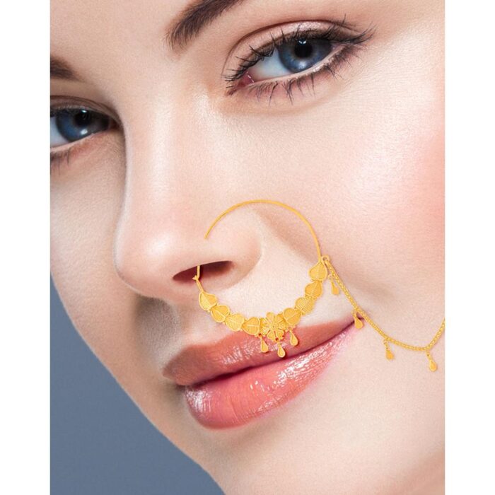 22 Karat Gold Nose Ring - Image 2