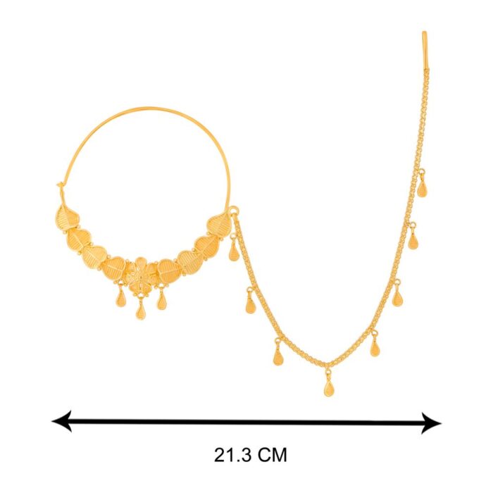 22 Karat Gold Nose Ring - Image 3