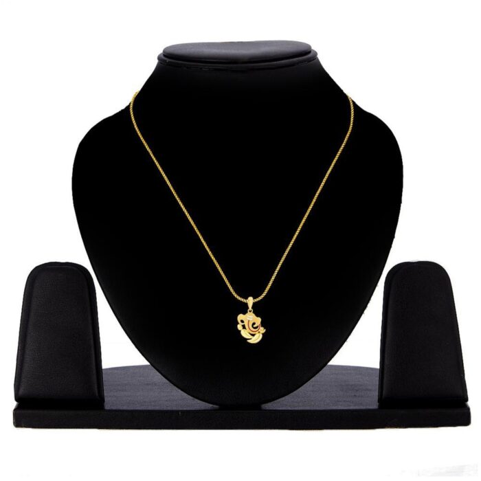 Auspicious Ganesha Gold Pendant - Image 2