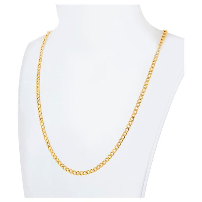 22 k curb gold chain - Image 3