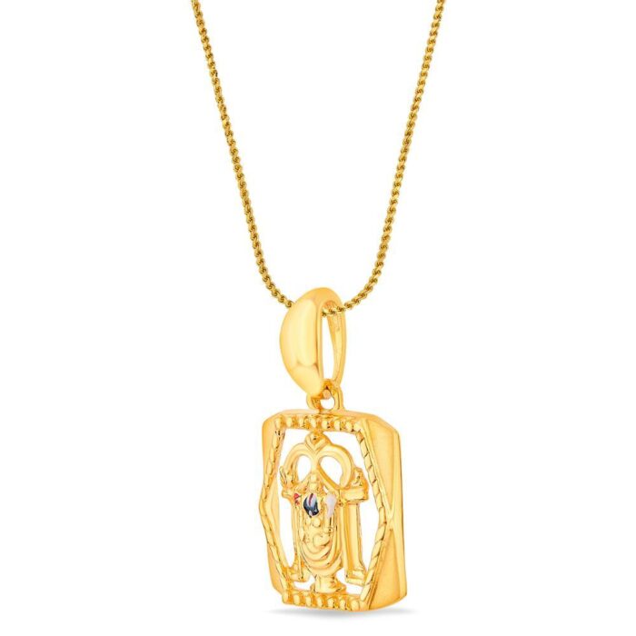 Lord Venkateswara Gold Pendant