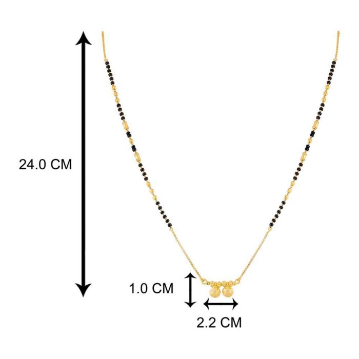 Mangalsutra with Dual Vati Pendant - Image 2